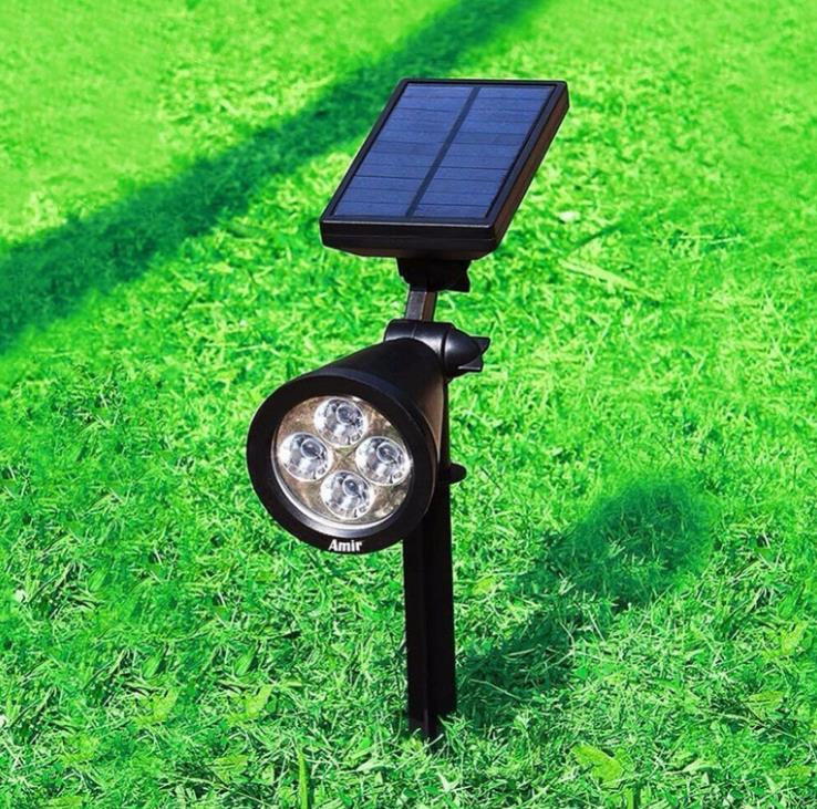 Outdoor super bright sun Power garden LED spot light