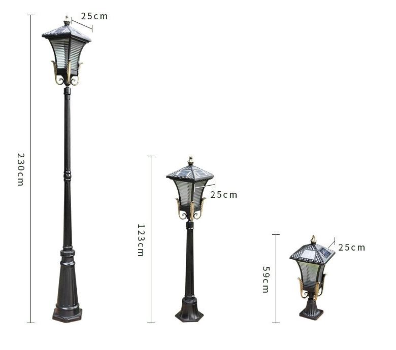 Tuur Aluminum antique garden light