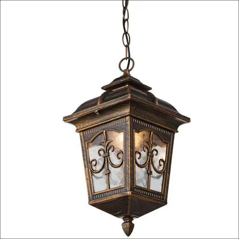 Yurub style chandelier garden balcony aisle antique outside water proof chandelier